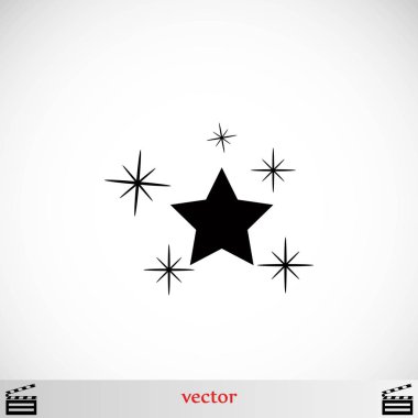 vektör yıldız simgesi