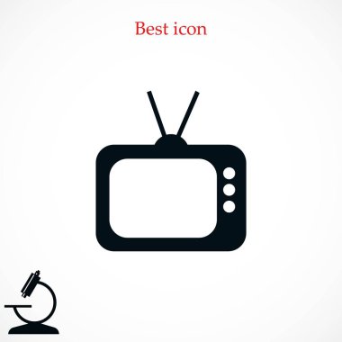 TV simge vektör