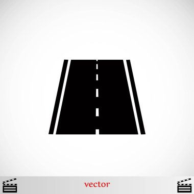 yol simgesi, vektör