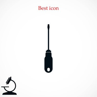 Tornavida vektör simgesi