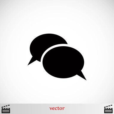 iletişimin bir düz simgesi