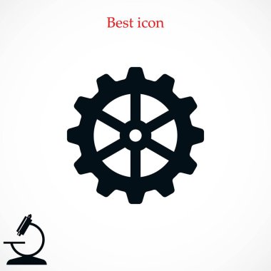 dişli simge vektör