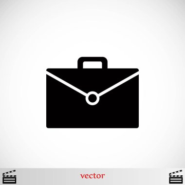 çanta simge vektör