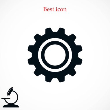 dişli vektör simgesi