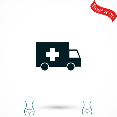 Ambulans araba simgesi