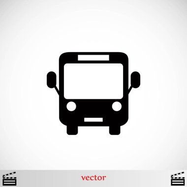otobüs simge vektör