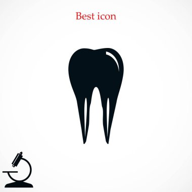 Diş simge vektör