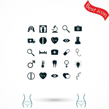 tıbbi simge vektör