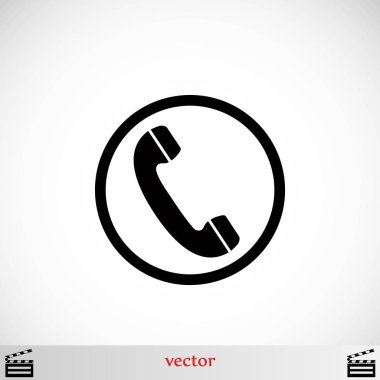 telefon alıcısı vektör simgesi