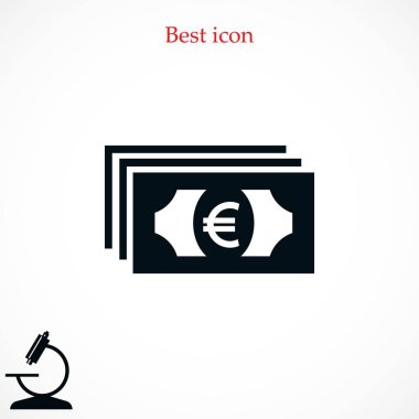 Euro vektör simgesi