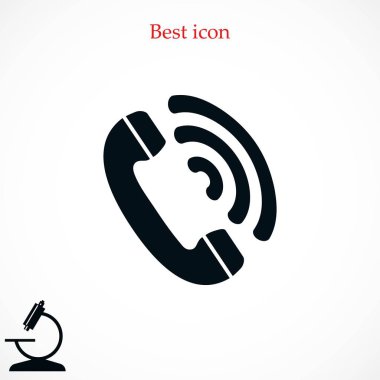 telefon alıcısı vektör simgesi