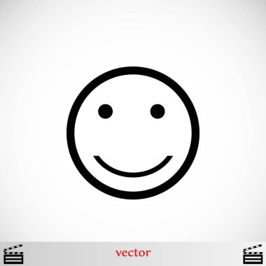 gülümsüyor simge vektör