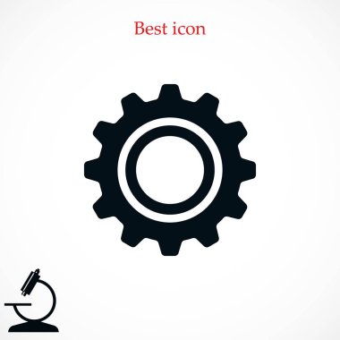 dişli simge vektör