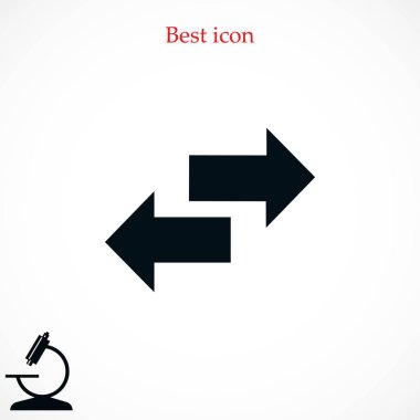 Geri dönüşüm vektör simgesi