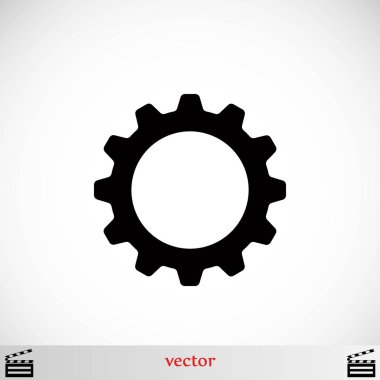 dişli simge vektör