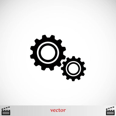 dişli simge vektör