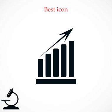  büyüme diyagram simgesi