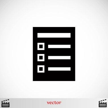 Kağıt simge vektör