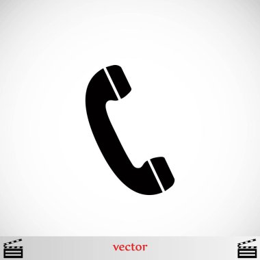 telefon alıcısı vektör simgesi