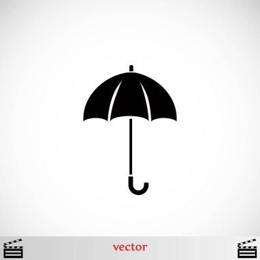 Şemsiye simge vektör