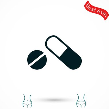 Kapsül Vektör Simgesi