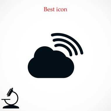 bulut vektör simgesi