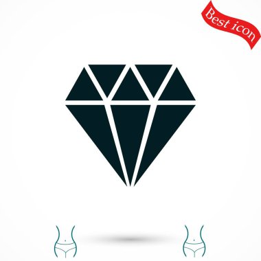 Elmas vektör simgesi