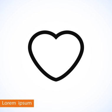  kalp simgeler vektör