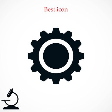 dişli simge vektör