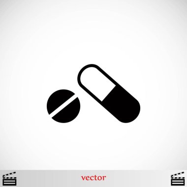 Kapsül Vektör Simgesi