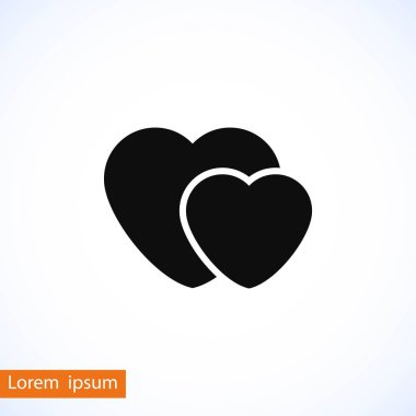 Kalp Vektörü Simgesi