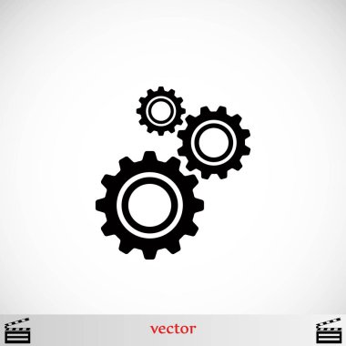 dişli simge vektör