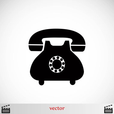 Telefon simge vektör