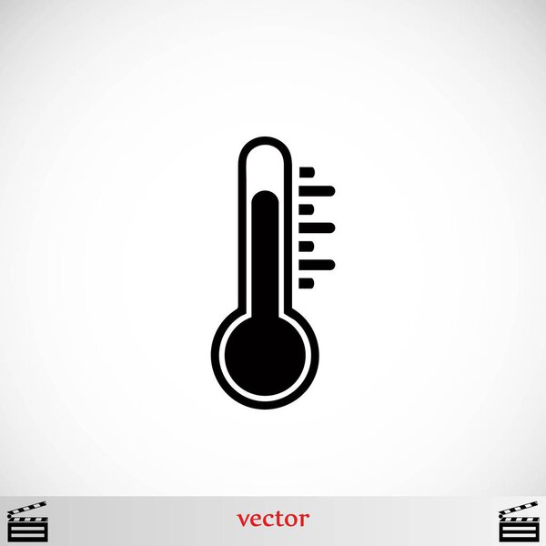 thermometer vector icon