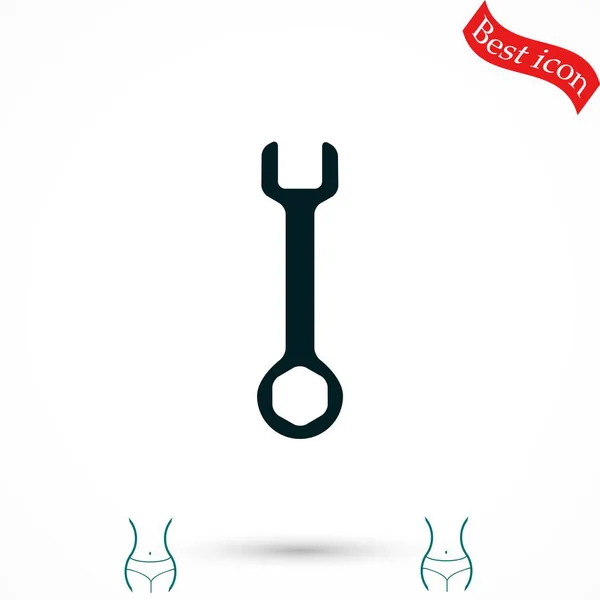 Llave llave signo icono — Vector de stock