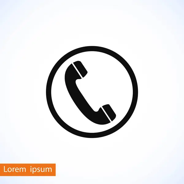 Telefon vevőkészülék vektor ikon — Stock Vector