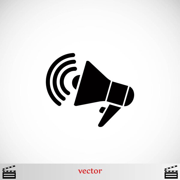 Вектор значков громкоговорителя
