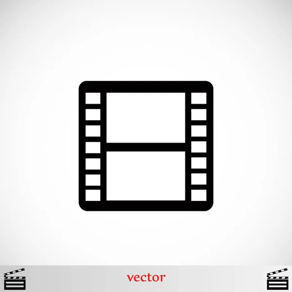 Filme filme tira vetor ícone — Vetor de Stock