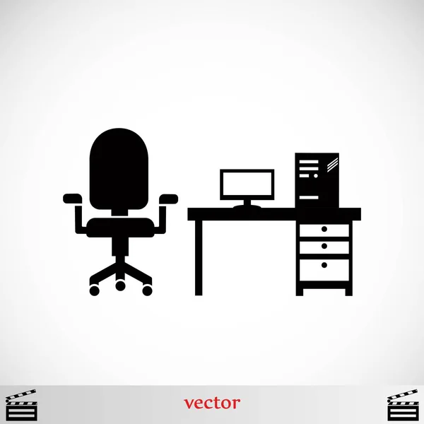 Computer Vector illustration icon — Stock Vector