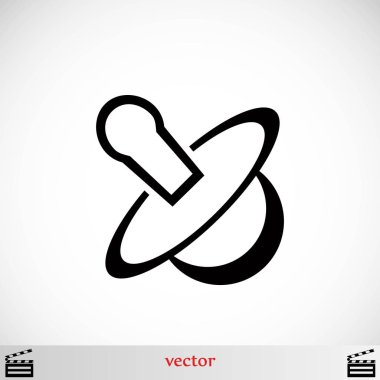 Bebeğin kukla vektör simgesi