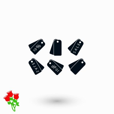 alışveriş simgeler vektör