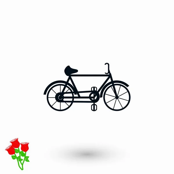 Bicicleta vector icono — Archivo Imágenes Vectoriales