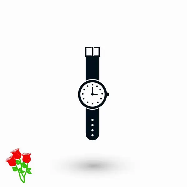 Wristwatch icon vector — Stock Vector