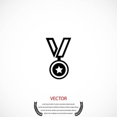 madalya simge vektör