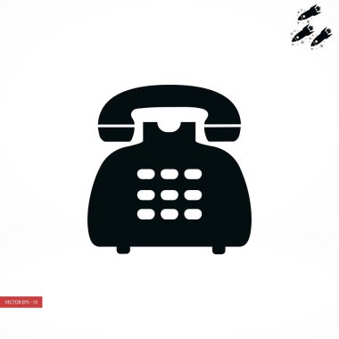 Telefon simge vektör