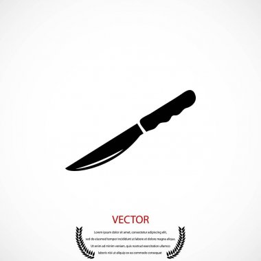 Knife icon vector