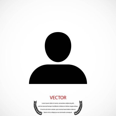 Kullanıcı simge vektör