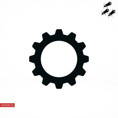 dişli simge vektör