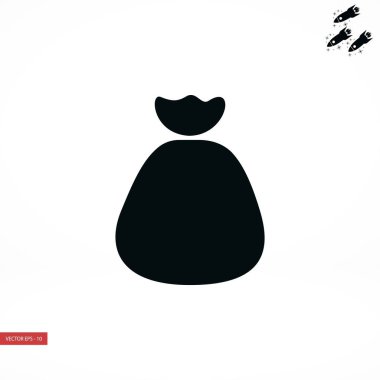 Para çantası işareti simgesi