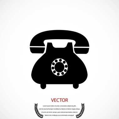 Telefon simge vektör